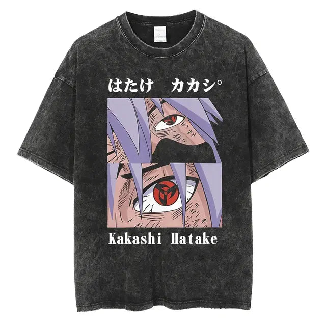 Naruto Print Vintage T-Shirt