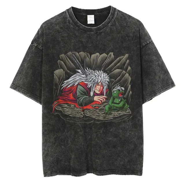 Naruto Print Vintage T-Shirt